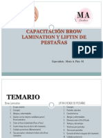 Capacitacion Brow Lamination y Lifting