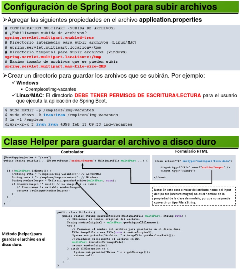 Thymeleaf Upload Files Descargar gratis PDF Archivo de computadora
