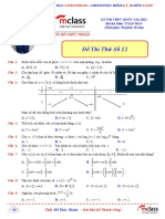 Đề Số 12 - Đề Thi