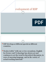 The Development of Esp