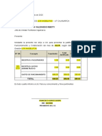 Modelo Carta Del CG - Gastos de Funcionamiento y Colaboración SAF