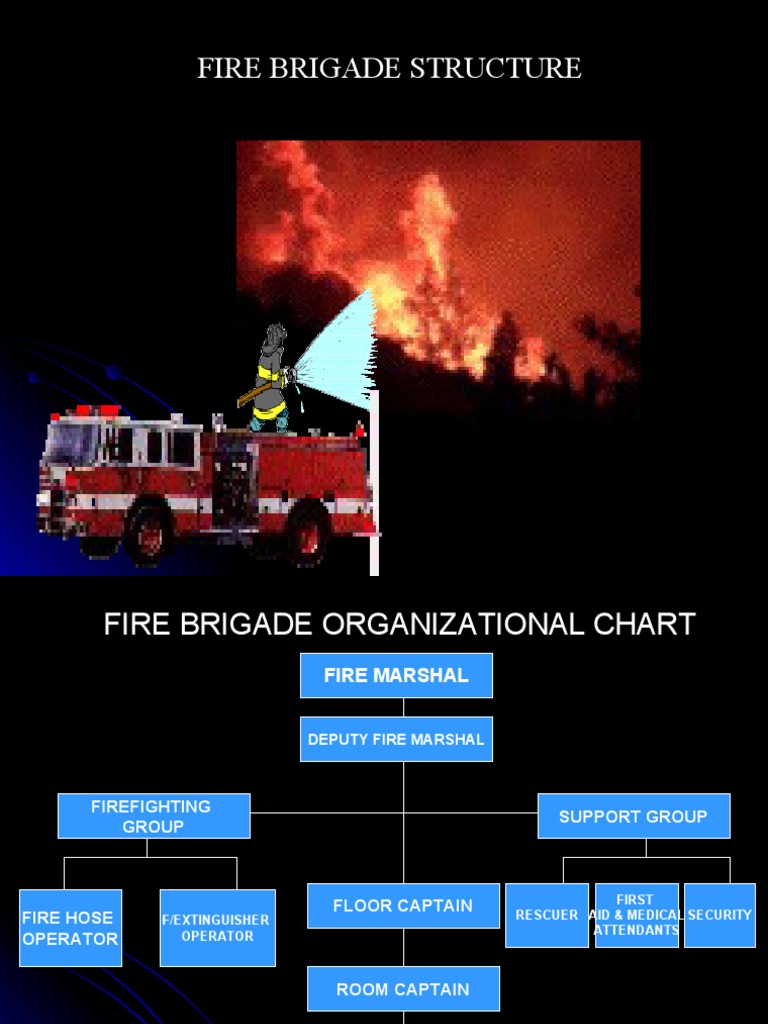 Fire Brigade Structure and Organization: Roles and Responsibilities for