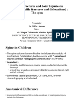 Specific Fractures and Joint Injuries in Children (Specific Fractures and Dislocations) The Spine