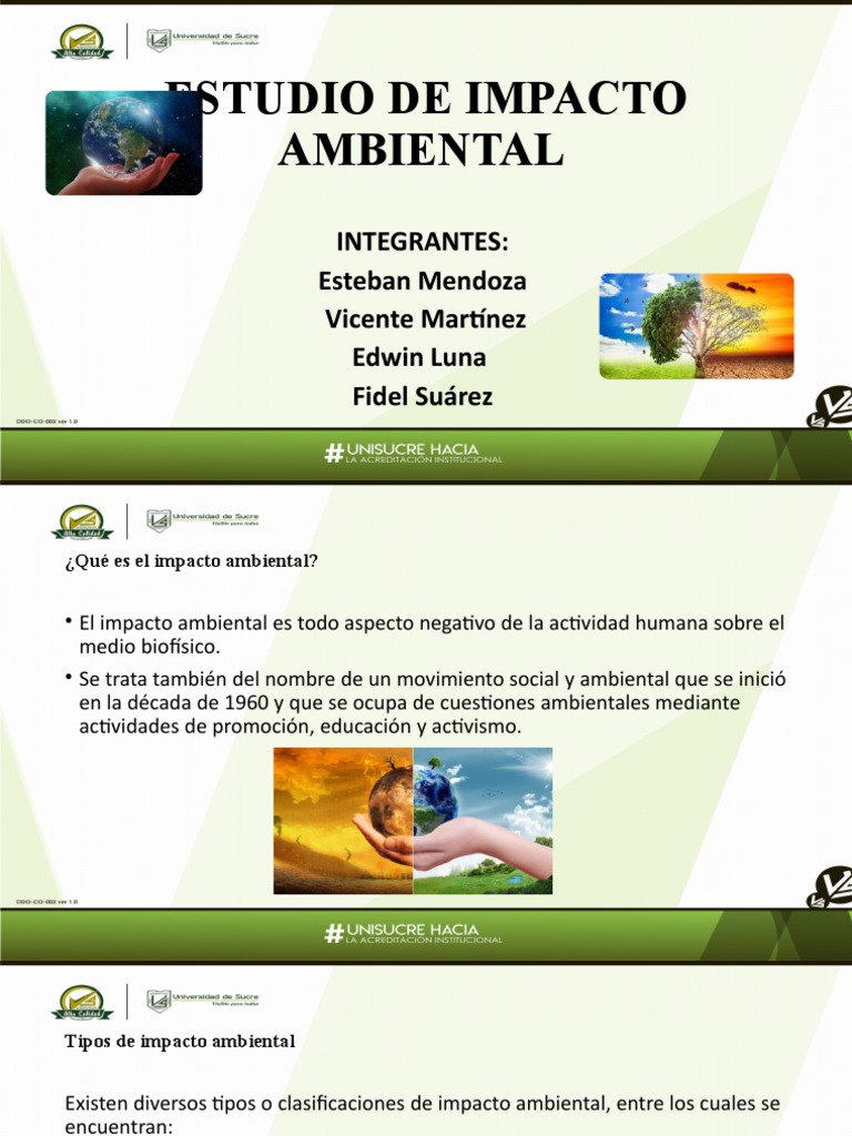 Estudio de Impacto Ambiental | PDF | Ecosistema | Entorno natural
