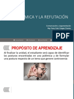 La Polémica Y La Refutación: Comunicación y Argumentación Mg. Dany Galu Vargas Chavez