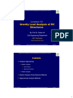 Gravity Load Analysis of RC Structures - 2011