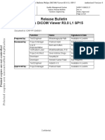 Release Bulletin Philips DICOM Viewer R3.0 L1 SP15