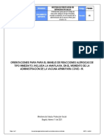 Orientaciones Manejo Anafilaxia