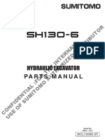 Serial No. and Parts Manual for Sumitomo Hydraulic Excavator