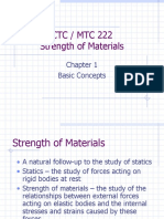 CTC / MTC 222 Strength of Materials: Basic Concepts