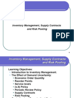 Inventory Management, Supply Contracts and Risk Pooling