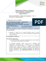 Guía de actividades y rúbrica de evaluación - Paso 5 - Propuesta de manejo biológico