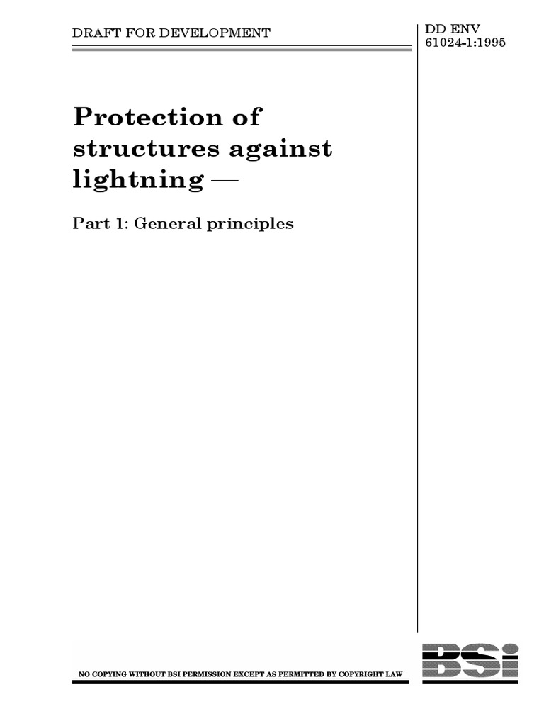 Protection of Structures Against Lightning | PDF | Lightning | Electricity