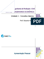 Módulo 1 - Introdução e Conceitos Básicos Da Engenharia Econômica