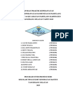 Laporan Praktik Keperawatan Asuhan Keperawatan Komunitas Di Pamulang Timur RW 16 Kecamatan Pamulang Kabupaten Tangerang Selatan Tahun 2019