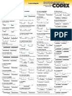 Rudiment Codex Poster A3 English