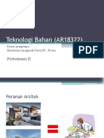 PERTEMUAN II-Teknologi Bahan