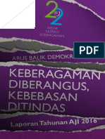 Laporan Tahunan AJI 2016 - Arus Balik Demokrasi