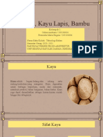 KAYU] Kayu, Kayu Lapis, Bambu