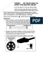 Hub Adapter Cables From 1 Furuno Blue NavNet Cable