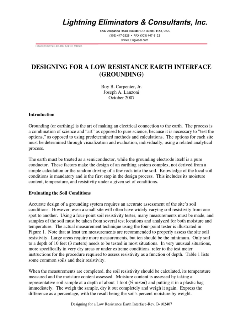 Low Resistance Grounding Design Guide | PDF | Electrical Resistivity ...