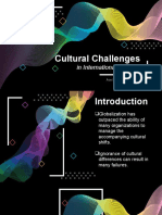 Cultural Challenges: in International Business