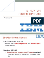 SO Ke 5 Struktur Sistem Operasi