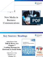 New Media and Business Communication - Latest Slides
