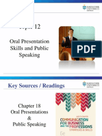 Oral Presentation and Public Speaking - Week 8