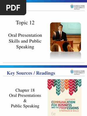 Oral Presentation and Public Speaking_Week 8