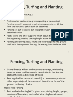 Fencing, Furfing and Planting