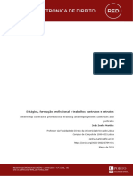 Estágios e formação profissional: contratos e retratos