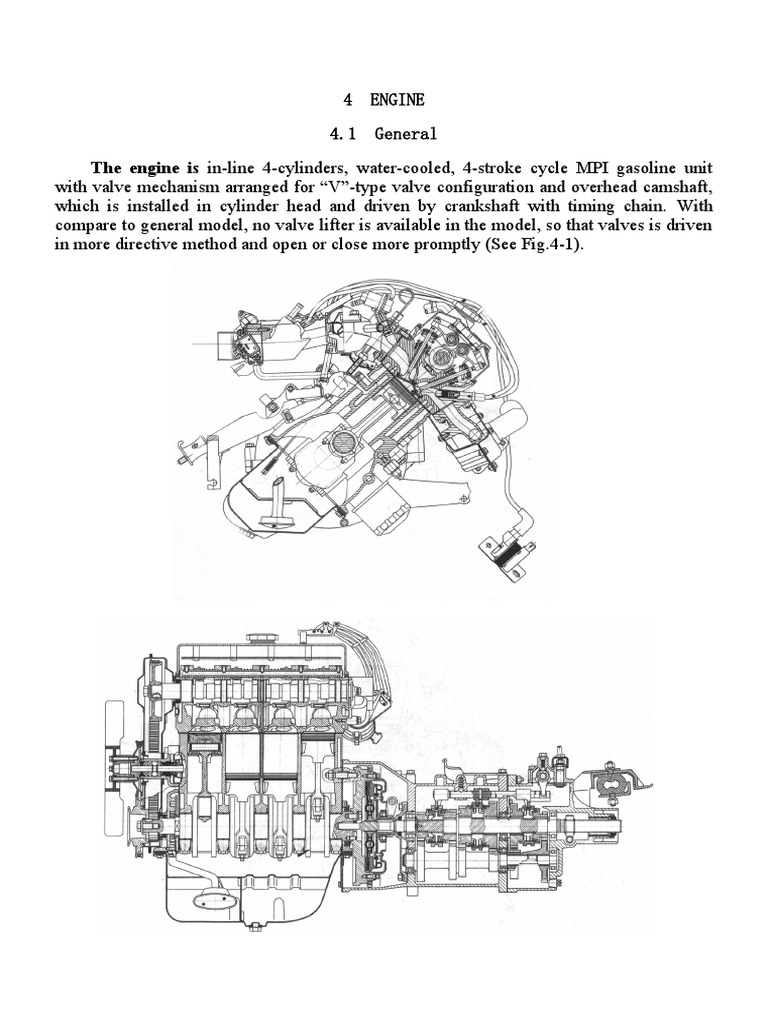 An InDepth Look at the Electronic Fuel Injection System and 4Cylinder Engine of a Vehicle