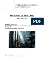 Material de Invatare - Ecologie Forestiera