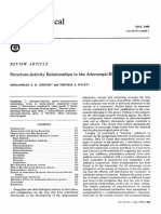 Journal Pharmaceutical Sciences: Structure-Activity Relationships in The Adrenergic-Blocking Agents