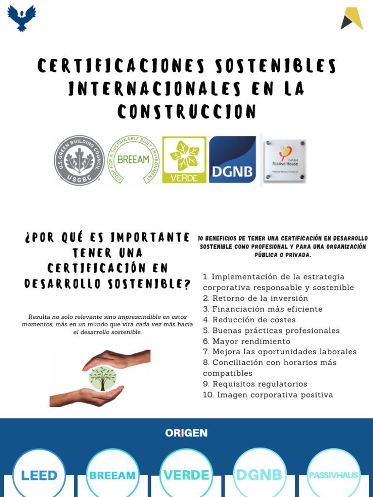 Certificaciones Sostenibles | PDF | Liderazgo en Energía y Diseño ...