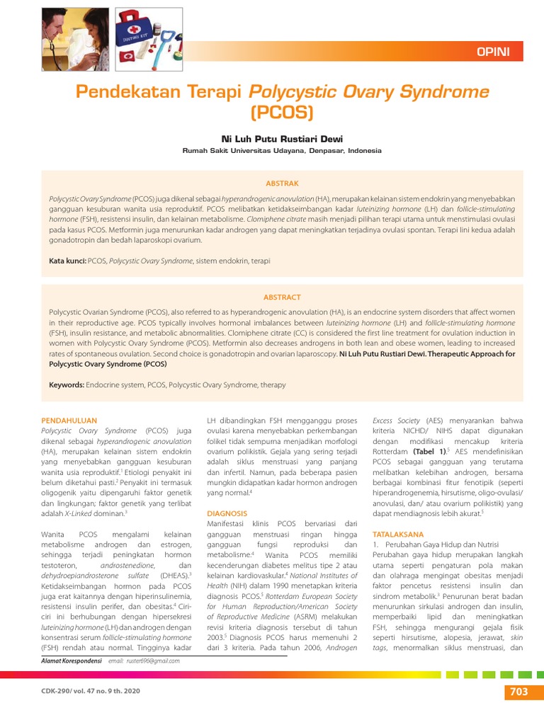 Terapi PCOS: Pendekatan dan Strategi | PDF