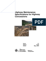 Highway Maintenance For Concessions