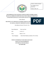 CJR - Pembelajaran Bilingual - Tresia Sibagariang J 2019