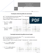 Translação Vertical Do Gráfico de Uma Função: Disciplina: Matemática Módulo A2: Funções Polinomiais 10º Ano