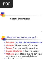 Classes and Objects