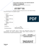 Format SPT Dan Surat 2021