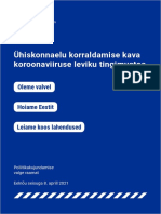 Ühiskonnaelu Korraldamise Kava Koroonaviiruse Leviku Tingimustes Eelnõu