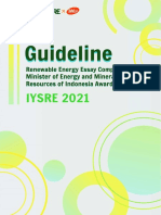 Guideline For Essay Competition IYSRE 2021