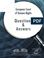 Questions & Answers: European Court of Human Rights