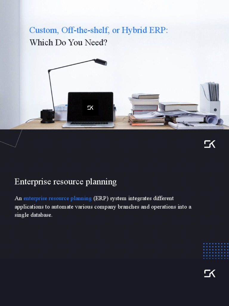 Custom, OffTheShelf, or Hybrid ERP Which Do You Need? PDF