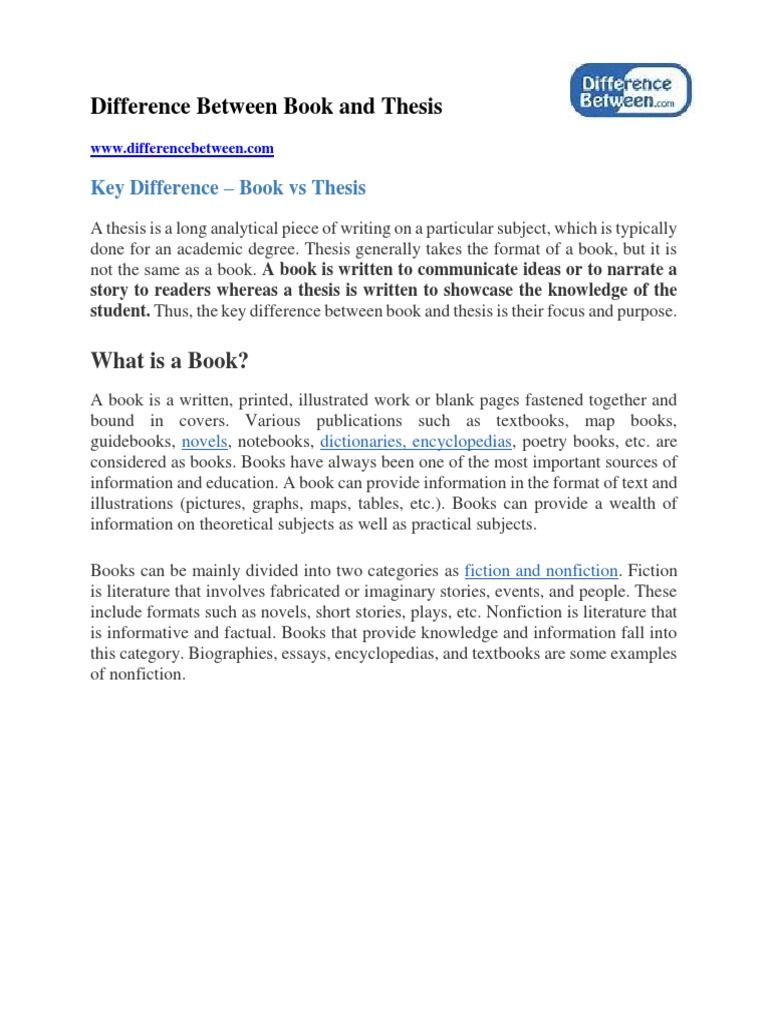 Difference Between Book And Notebook