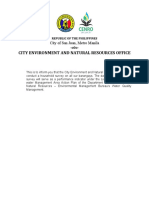 City Environment and Natural Resources Office: City of San Juan, Metro Manila