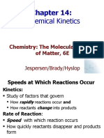Chemical Kinetics: Chemistry: The Molecular Nature of Matter, 6E