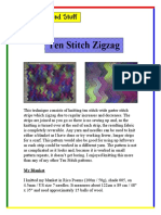 Ten Stitch Zigzag: Frankie's Knitted Stuff